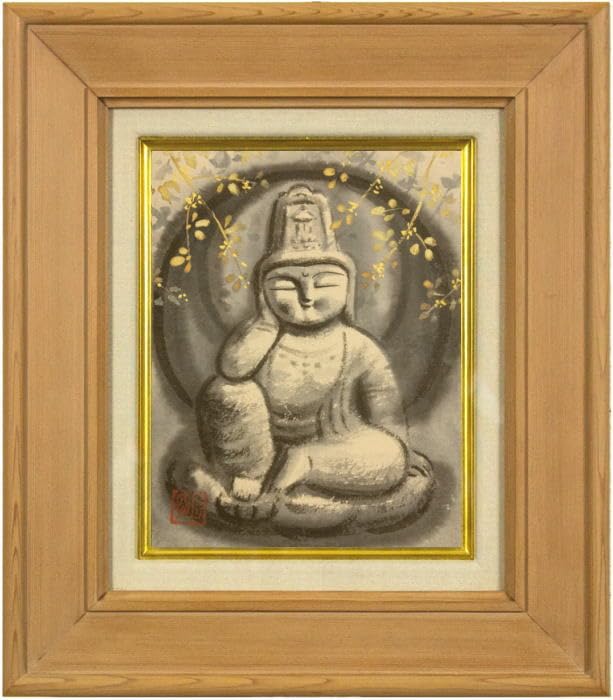 穐月明 野の佛 穐月明「野の佛」版画 限定200部